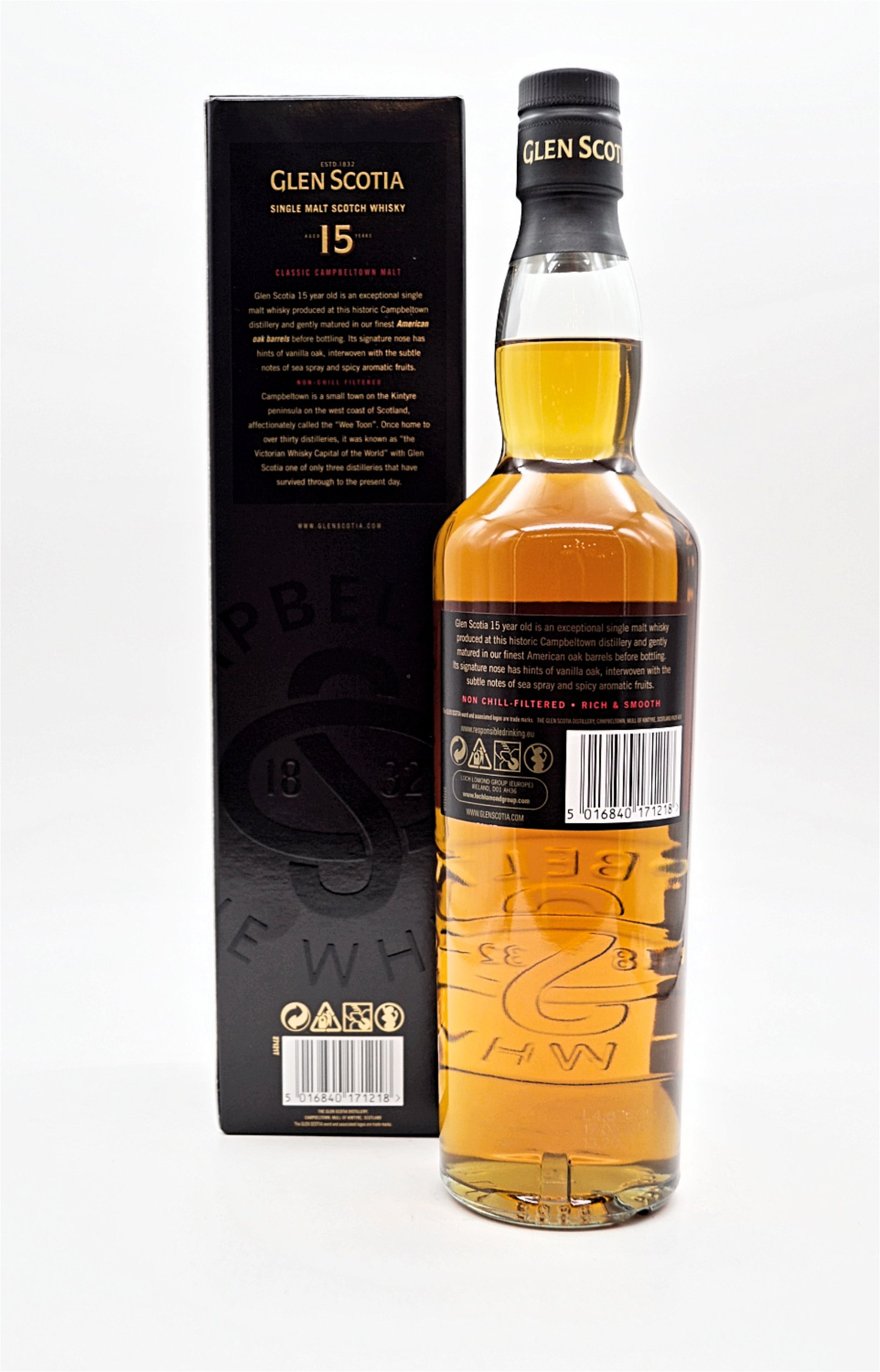 Glen Scotia 15 Jahre Classic Campbeltown Single Malt Scotch Whisky