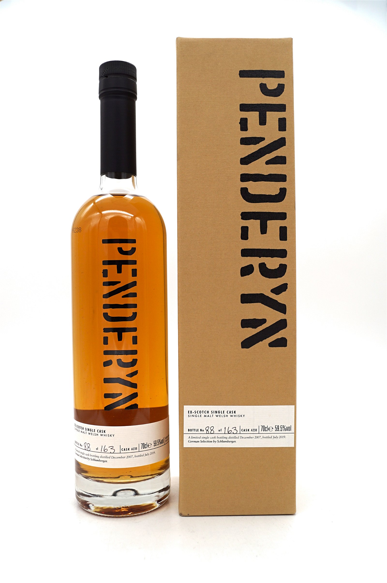 Penderyn Ex Scotch Single Cask A238 Schlumberger Selection Single Malt Welsh Whisky