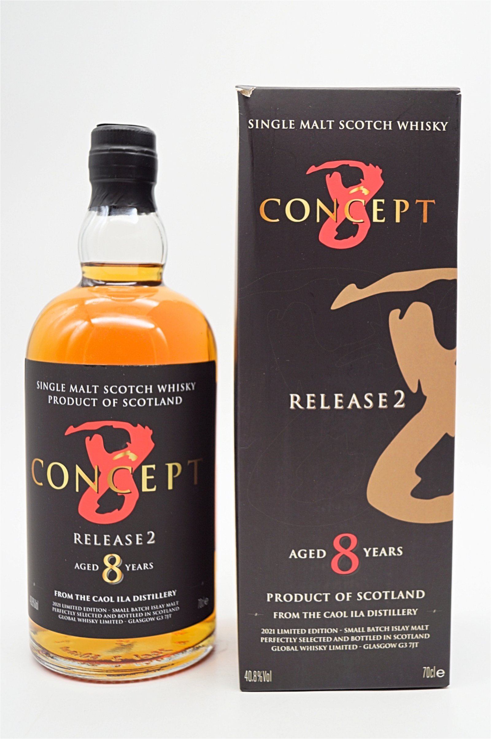 Concept 8 Caol Ila 8 Jahre Release 2 Islay Single Malt Scotch Whisky