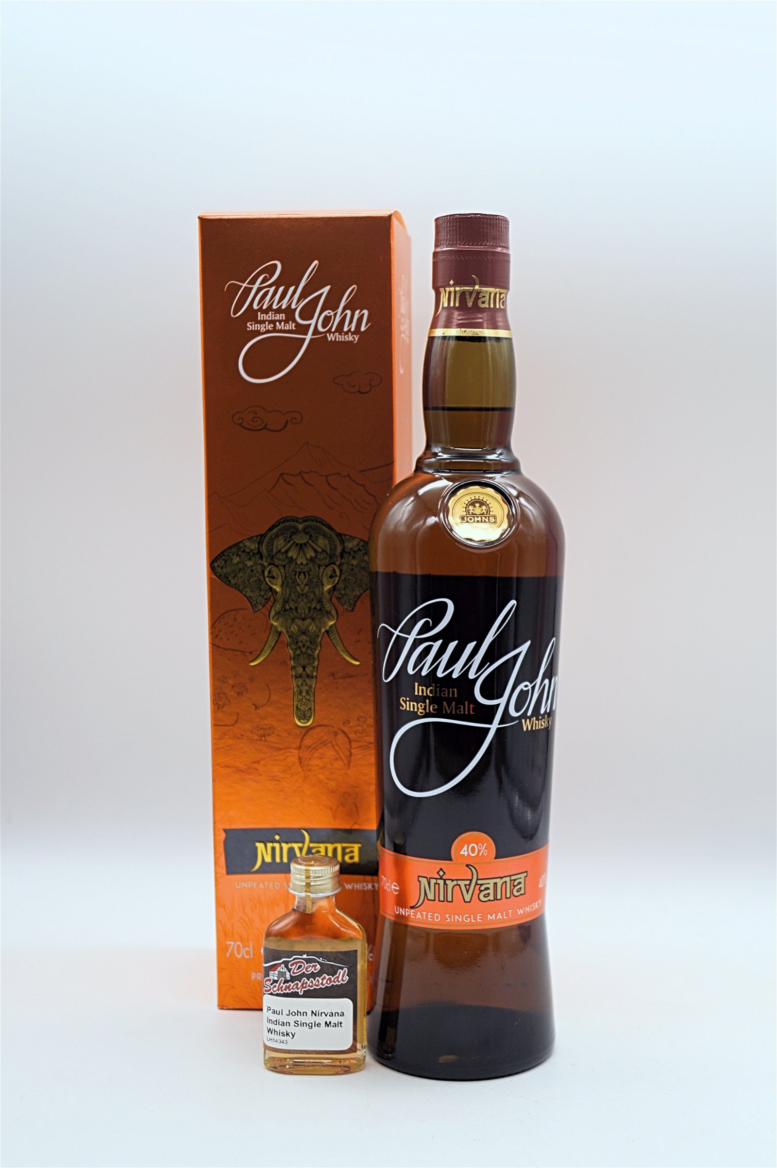 Paul John Nirvana Indian Single Malt Whisky Sample 20 ml