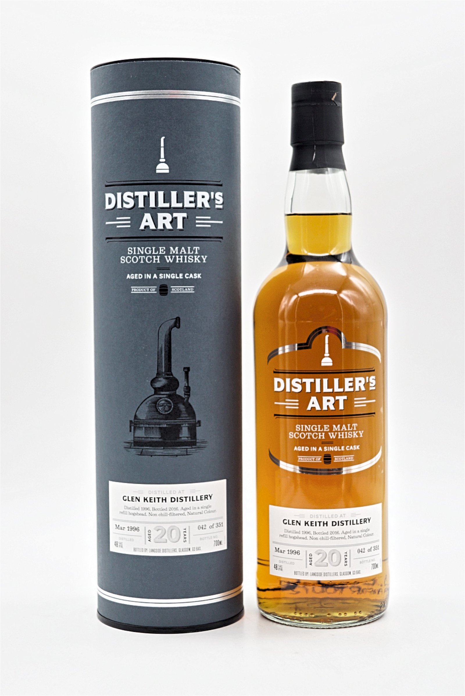 Distillers Art Glen Keith Distillery 20 Jahre 48% 351 Fl. Single Cask Single Malt Scotch Whisky