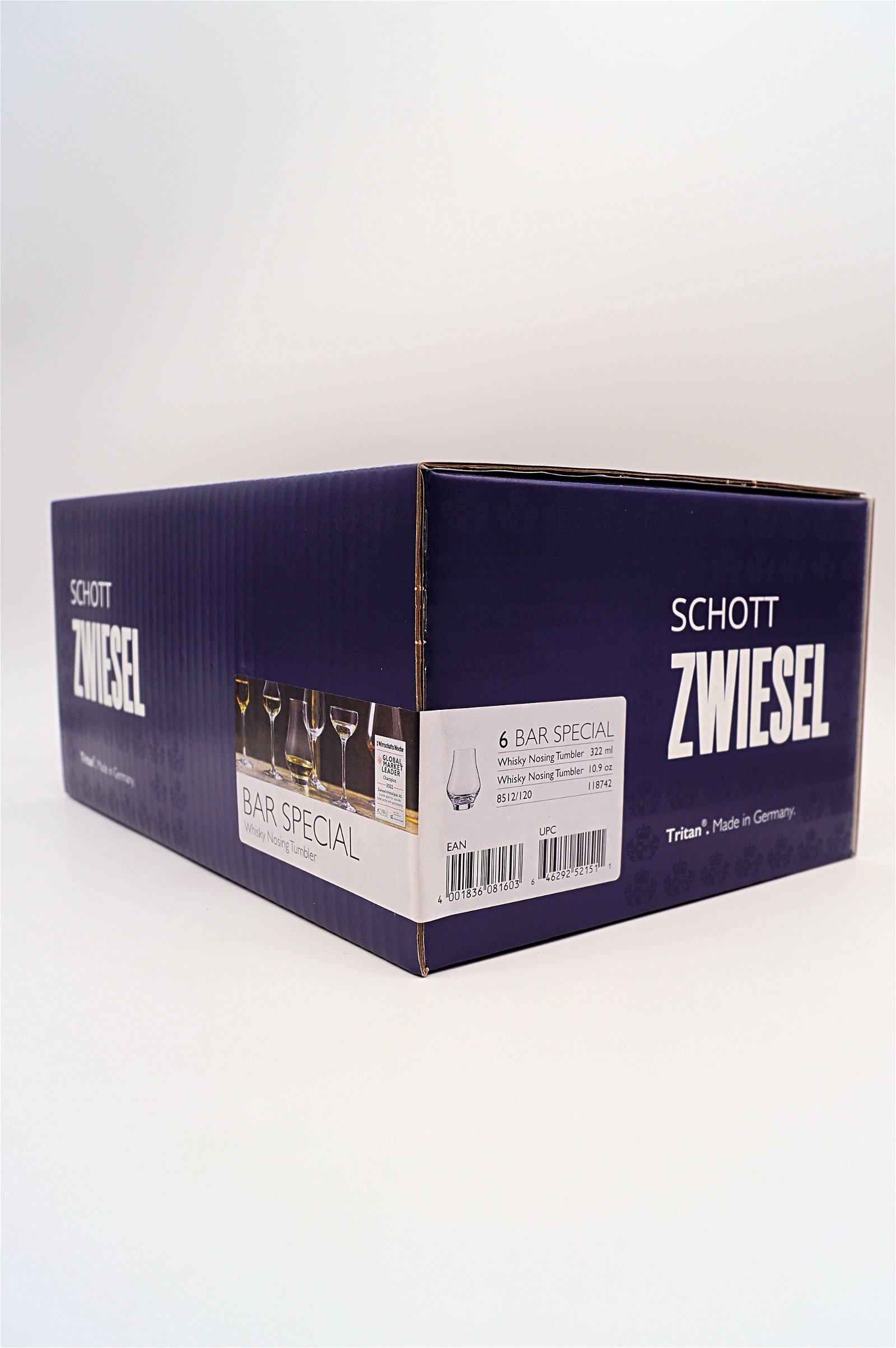 Zwiesel Nosing-Glas "Whisky Nosing Tumbler" 6er Set