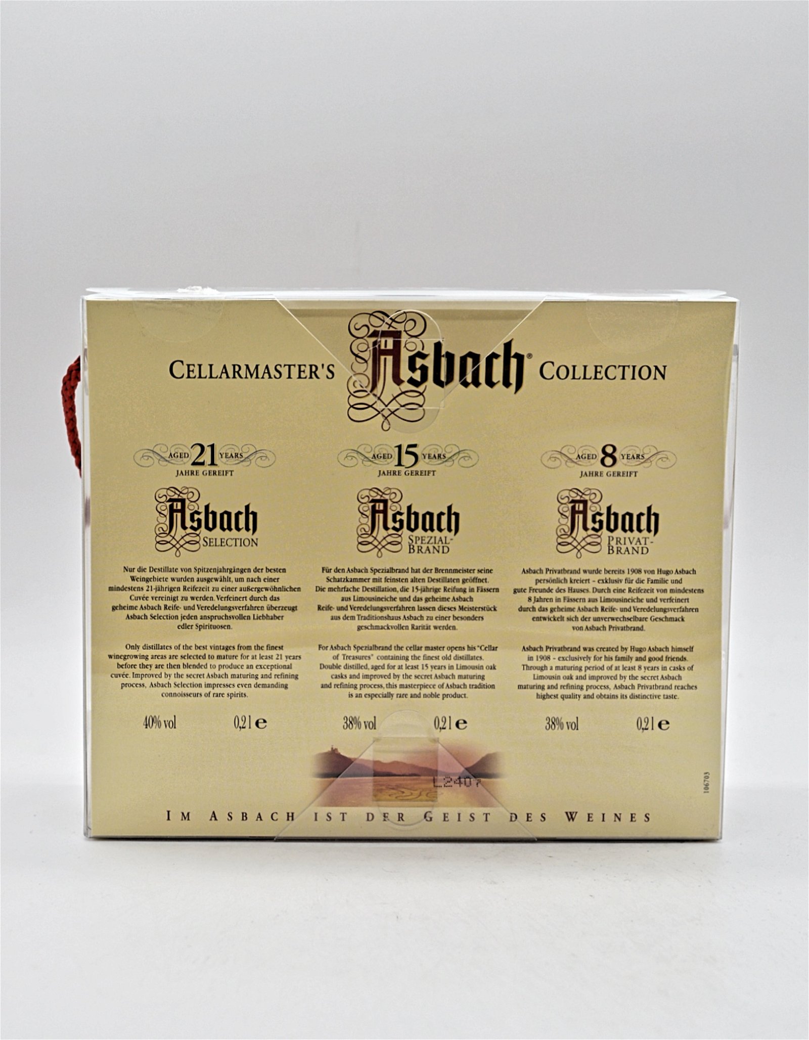 Asbach Cellarmasters Collection (3x0,2l)