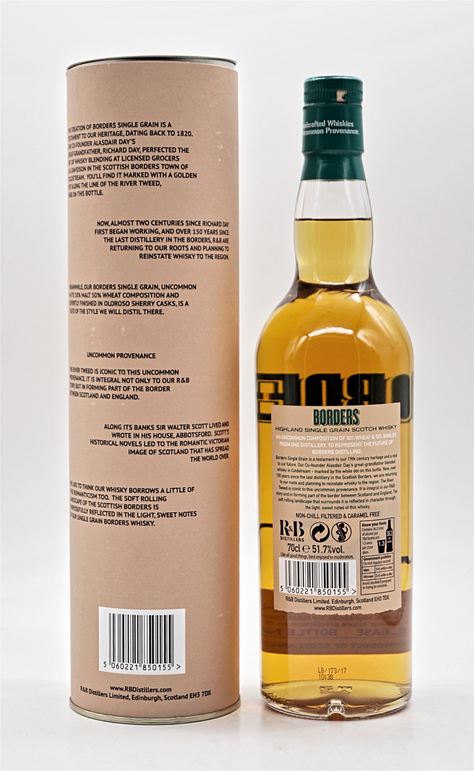Borders 2nd Release Single Grain Scotch Whisky