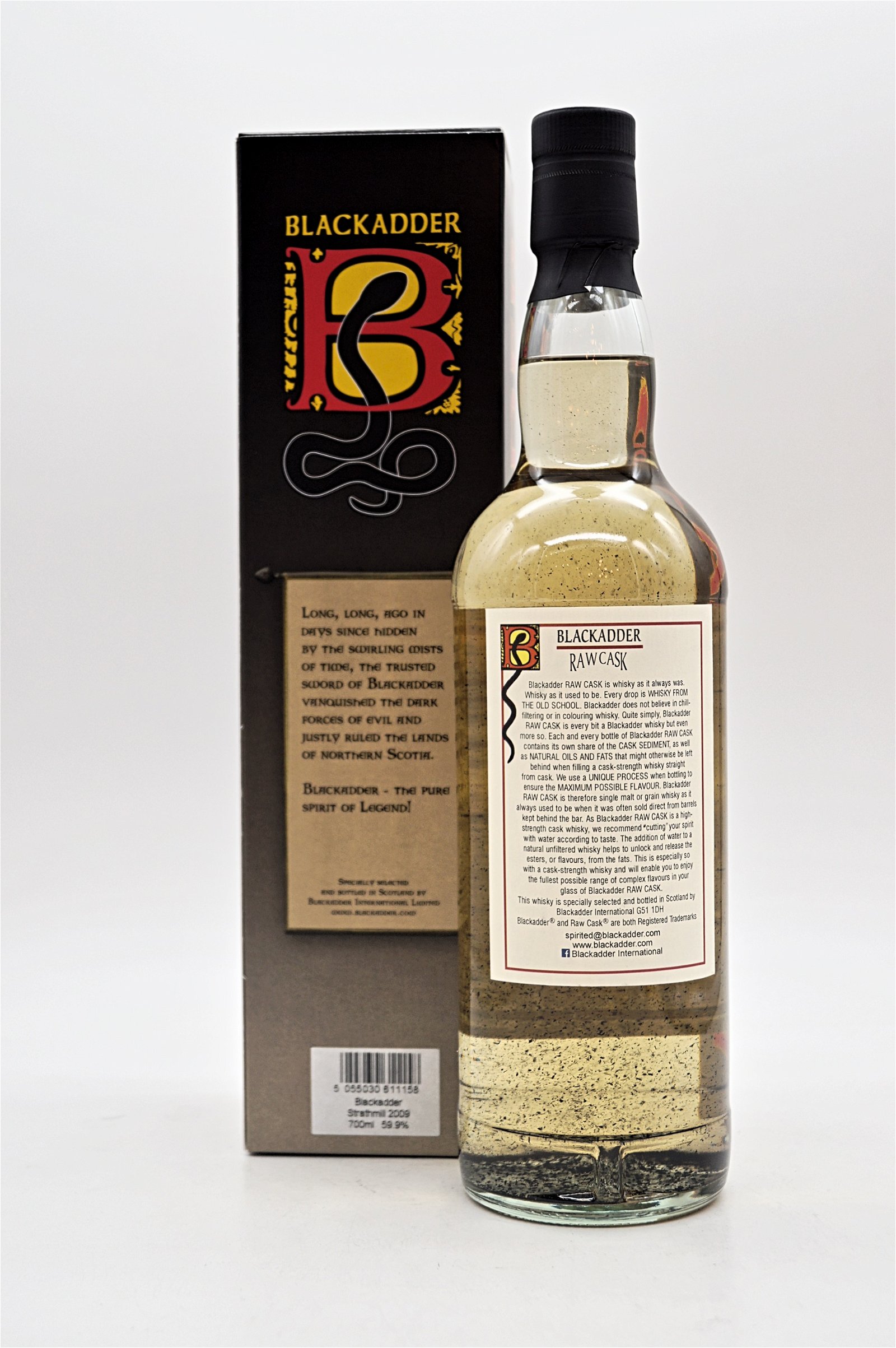 Blackadder 11 Jahre Strathmill Raw Cask No 807582 Single Malt Scotch Whisky