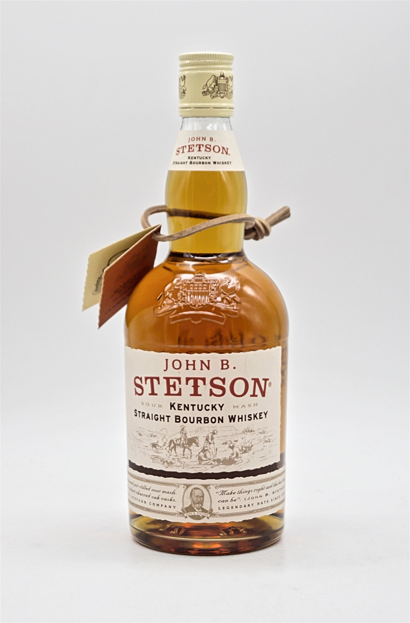 John B. Stetson Kentucky Straight Bourbon Whisky 84 Proof