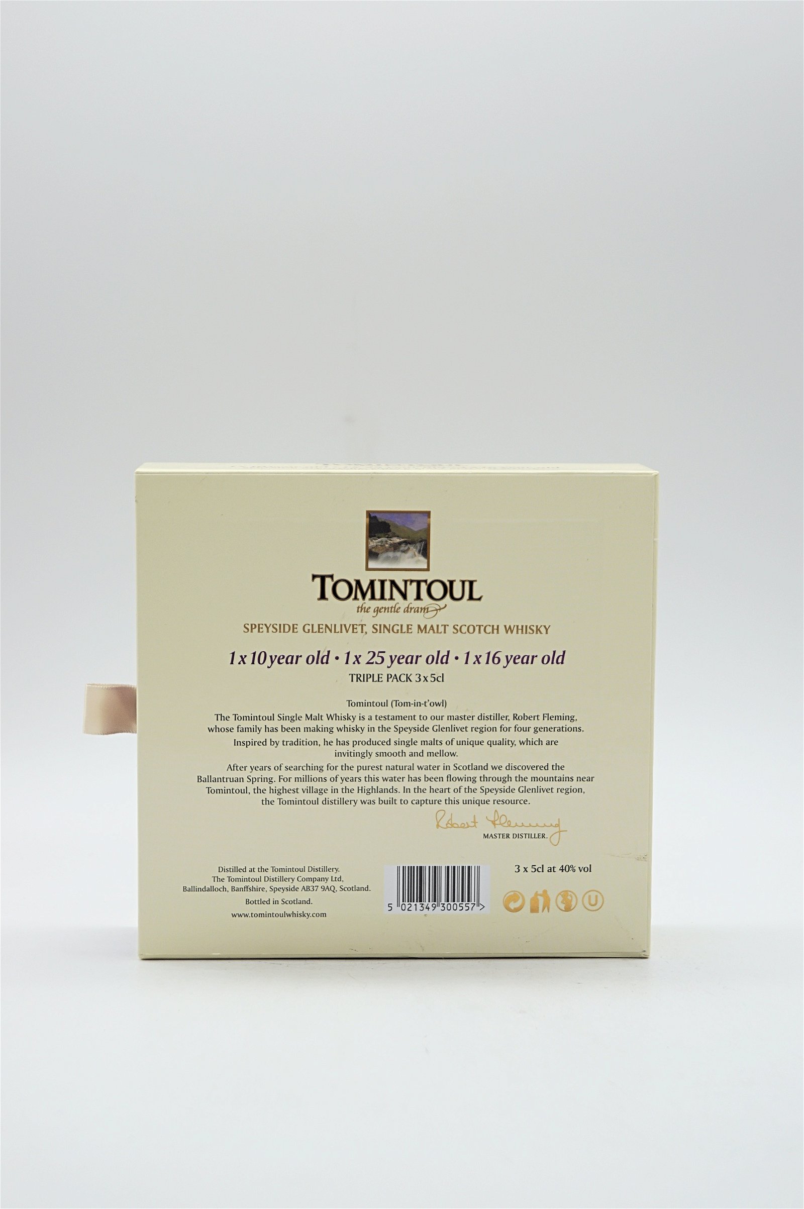 Tomintoul Triple Pack 10, 16, 25 Jahre Single Malt Scotch Whisky