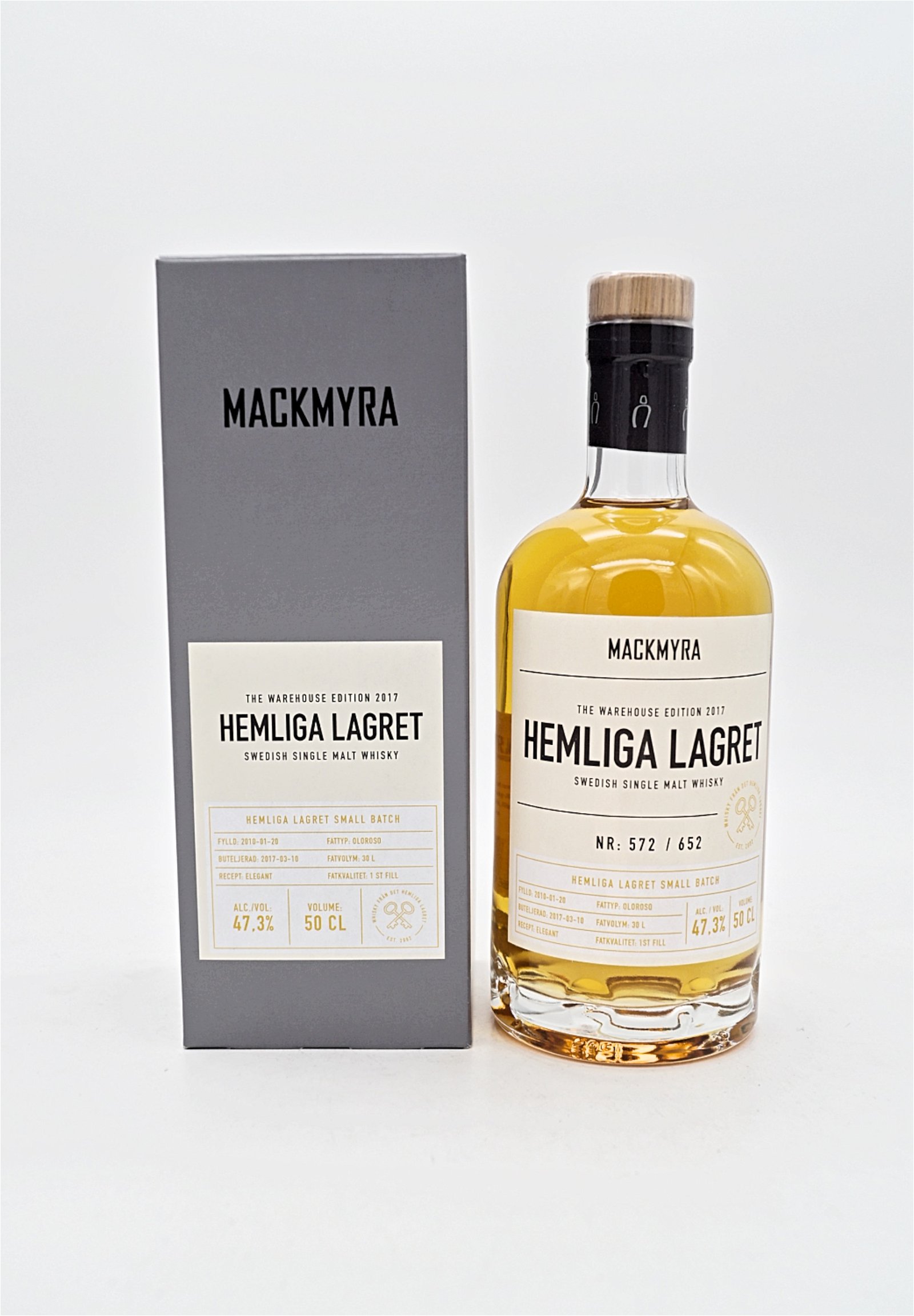 Mackmyra Hemliga Larget Warehouse Edition 2017 Swedish Single Malt Whisky