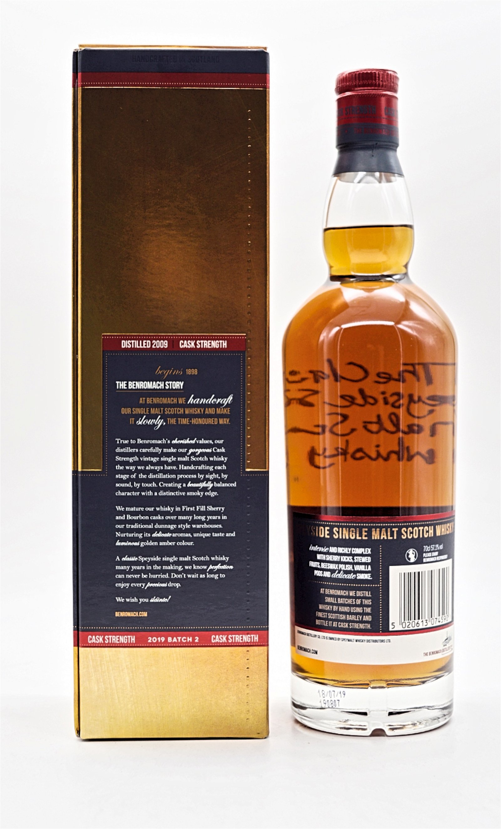 Benromach Cask Strength 2009/2019 Batch 2 Speyside Single Malt Scotch Whisky