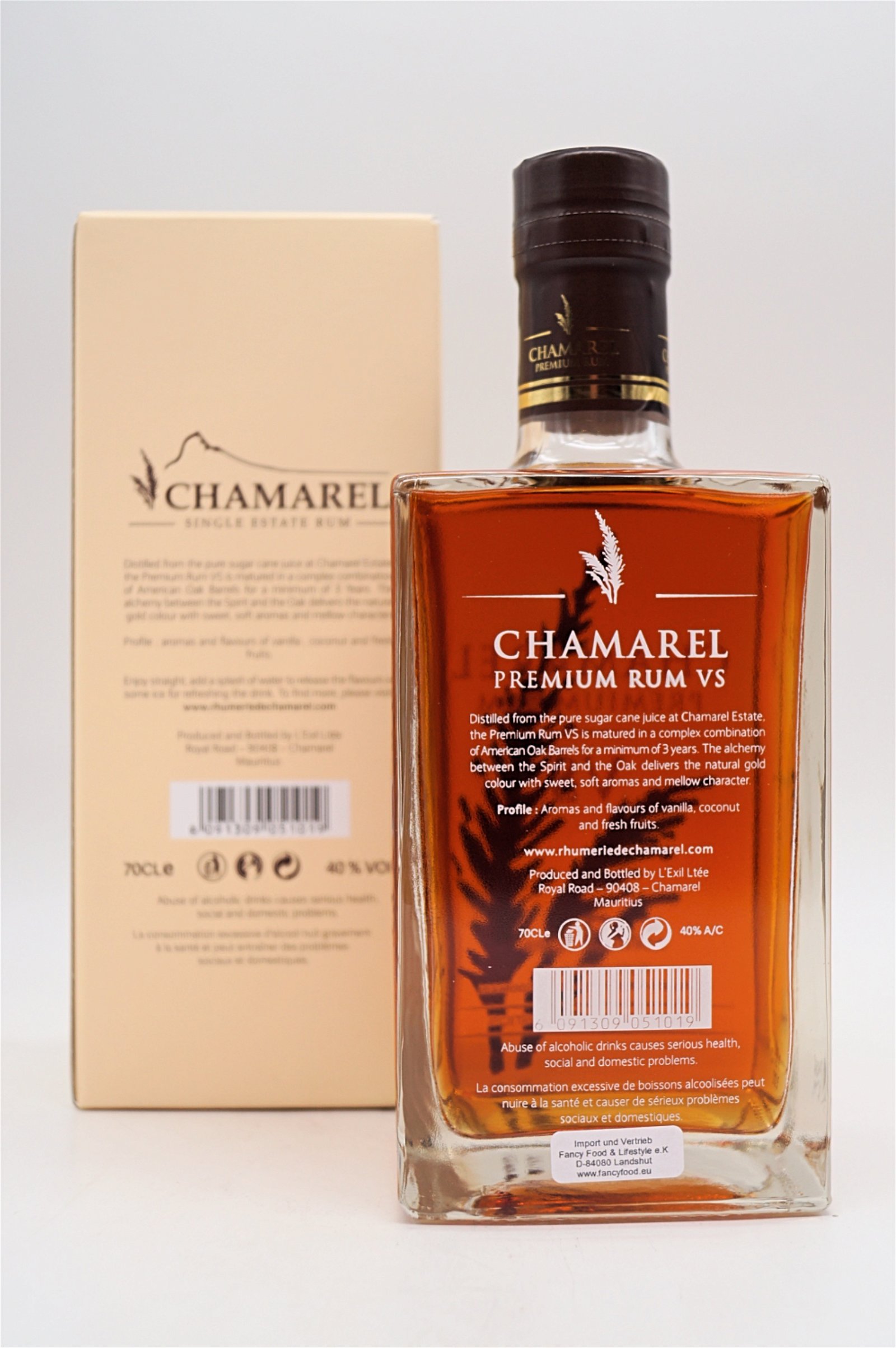 Chamarel 3 Jahre VS Rum