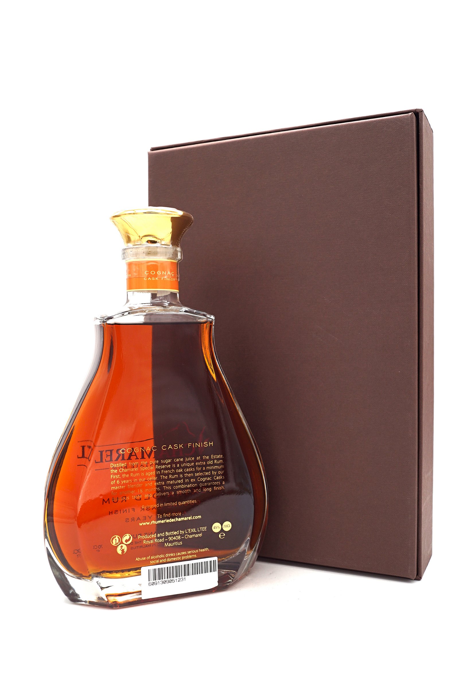 Chamarel XO Cognac Cask Finish 8 Jahre Extra Old Rum